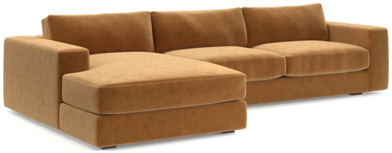 Oceanside Low 2-Piece Left-Arm Chaise Sectional Sofa - image 0 of 13