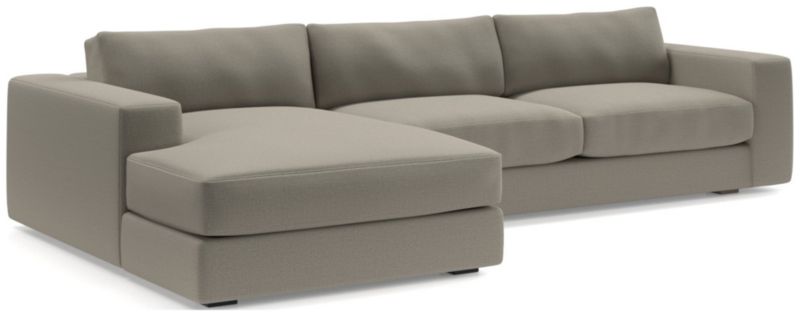 Oceanside Low 2-Piece Left-Arm Chaise Sectional Sofa - image 0 of 13