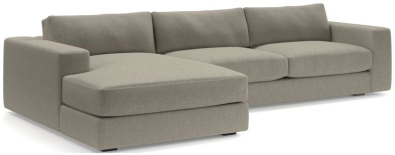 Oceanside Low 2-Piece Left-Arm Chaise Sectional Sofa - image 0 of 13