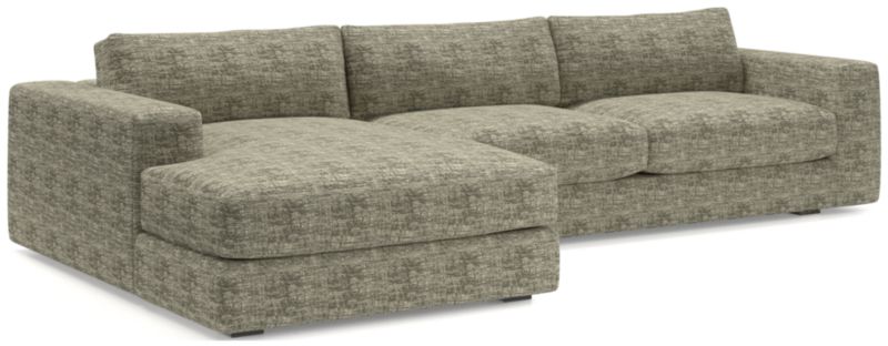 Oceanside Low 2-Piece Left-Arm Chaise Sectional Sofa - image 0 of 13