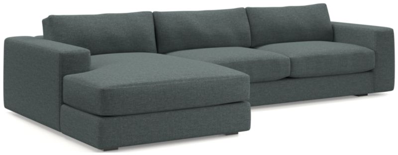 Oceanside Low 2-Piece Left-Arm Chaise Sectional Sofa - image 0 of 13