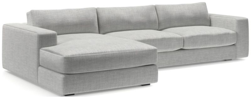 Oceanside Low 2-Piece Left-Arm Chaise Sectional Sofa - image 0 of 13