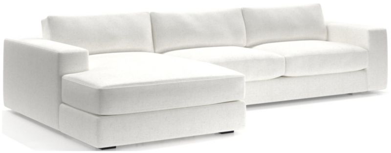 Oceanside Low 2-Piece Left-Arm Chaise Sectional Sofa - image 0 of 13