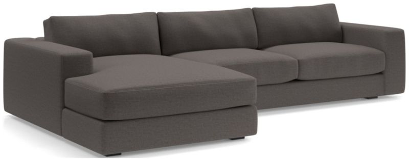 Oceanside Low 2-Piece Left-Arm Chaise Sectional Sofa - image 0 of 13