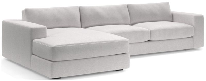 Oceanside Low 2-Piece Left-Arm Chaise Sectional Sofa - image 0 of 13