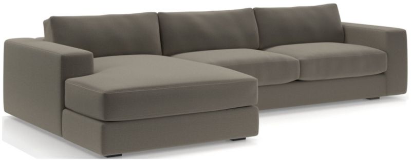 Oceanside Low 2-Piece Left-Arm Chaise Sectional Sofa - image 0 of 13