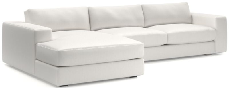 Oceanside Low 2-Piece Left-Arm Chaise Sectional Sofa - image 0 of 13