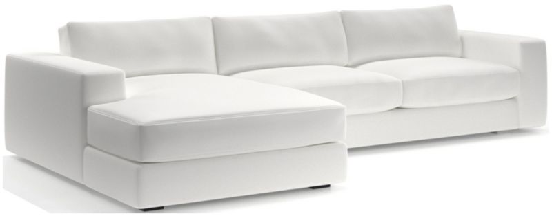 Oceanside Low 2-Piece Left-Arm Chaise Sectional Sofa - image 0 of 13