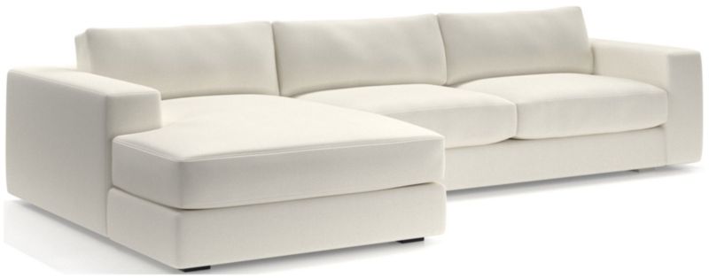 Oceanside Low 2-Piece Left-Arm Chaise Sectional Sofa - image 0 of 13