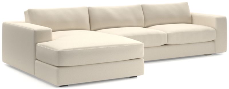 Oceanside Low 2-Piece Left-Arm Chaise Sectional Sofa - image 0 of 13