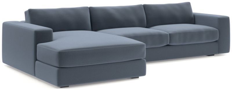 Oceanside Low 2-Piece Left-Arm Chaise Sectional Sofa - image 0 of 13