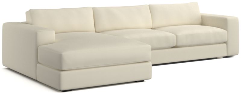 Oceanside Low 2-Piece Left-Arm Chaise Sectional Sofa - image 0 of 13