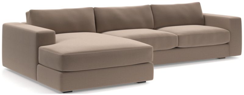 Oceanside Low 2-Piece Left-Arm Chaise Sectional Sofa - image 0 of 13