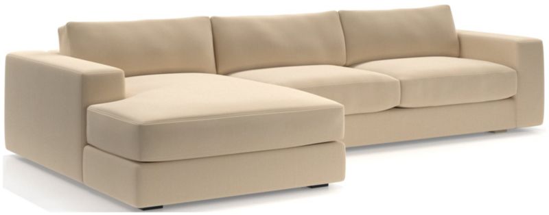 Oceanside Low 2-Piece Left-Arm Chaise Sectional Sofa - image 0 of 13