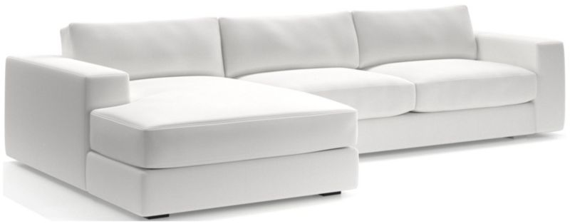 Oceanside Low 2-Piece Left-Arm Chaise Sectional Sofa - image 0 of 13