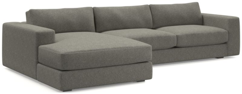 Oceanside Low 2-Piece Left-Arm Chaise Sectional Sofa - image 0 of 13