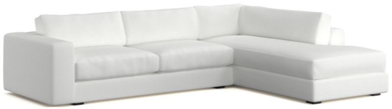 Oceanside Low  2-Piece Right-Arm Bumper Sectional Sofa - image 0 of 10