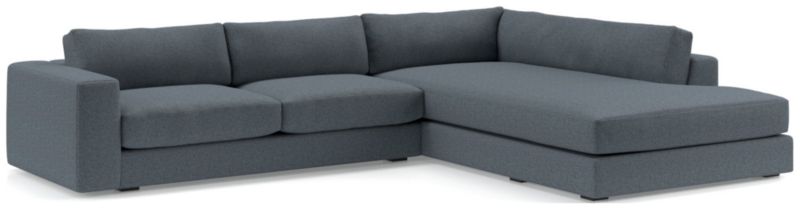 Oceanside Low  2-Piece Right-Arm Bumper Sectional Sofa - image 0 of 10