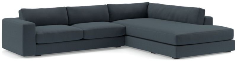 Oceanside Low  2-Piece Right-Arm Bumper Sectional Sofa - image 0 of 10