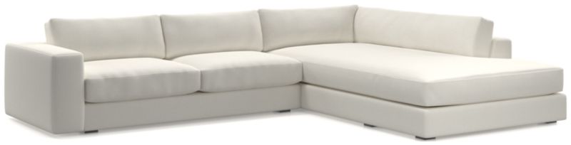 Oceanside Low  2-Piece Right-Arm Bumper Sectional Sofa - image 0 of 10