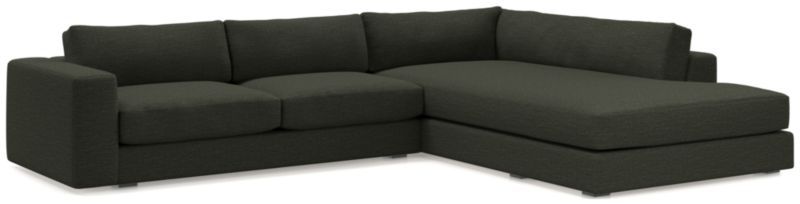 Oceanside Low  2-Piece Right-Arm Bumper Sectional Sofa - image 0 of 10