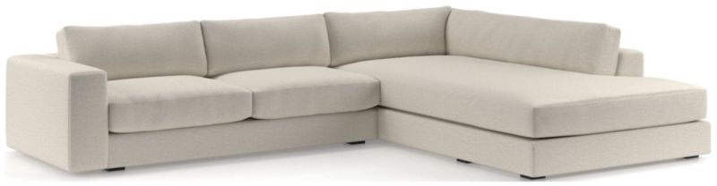 Oceanside Low  2-Piece Right-Arm Bumper Sectional Sofa - image 0 of 11