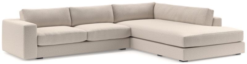 Oceanside Low  2-Piece Right-Arm Bumper Sectional Sofa - image 0 of 10