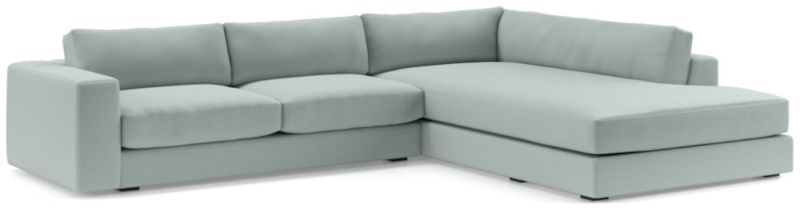 Oceanside Low  2-Piece Right-Arm Bumper Sectional Sofa - image 0 of 10