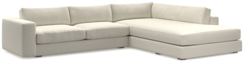 Oceanside Low  2-Piece Right-Arm Bumper Sectional Sofa - image 0 of 10