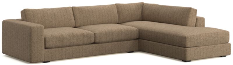 Oceanside Low  2-Piece Right-Arm Bumper Sectional Sofa - image 0 of 10