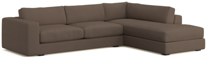 Oceanside Low  2-Piece Right-Arm Bumper Sectional Sofa - image 0 of 10