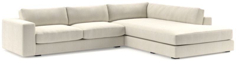 Oceanside Low  2-Piece Right-Arm Bumper Sectional Sofa - image 0 of 10