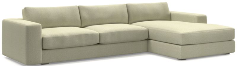 Oceanside Low 2-Piece Right-Arm Chaise Sectional Sofa - image 0 of 13