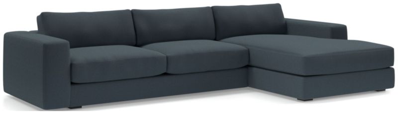 Oceanside Low 2-Piece Right-Arm Chaise Sectional Sofa - image 0 of 13