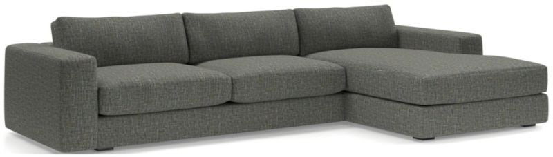 Oceanside Low 2-Piece Right-Arm Chaise Sectional Sofa - image 0 of 13