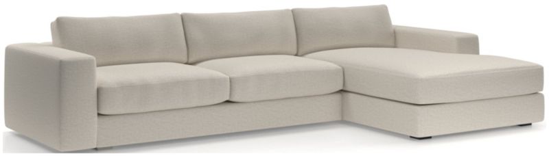 Oceanside Low 2-Piece Right-Arm Chaise Sectional Sofa - image 0 of 13