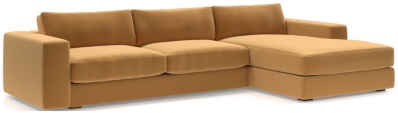 Oceanside Low 2-Piece Right-Arm Chaise Sectional Sofa - image 0 of 13