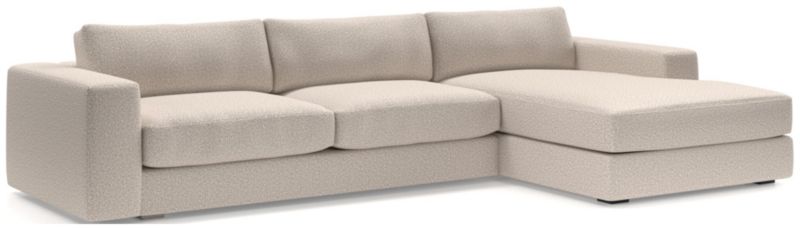 Oceanside Low 2-Piece Right-Arm Chaise Sectional Sofa - image 0 of 13