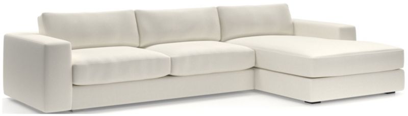 Oceanside Low 2-Piece Right-Arm Chaise Sectional Sofa - image 0 of 13