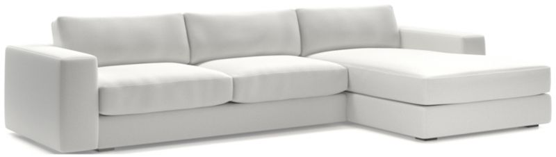 Oceanside Low 2-Piece Right-Arm Chaise Sectional Sofa - image 0 of 13