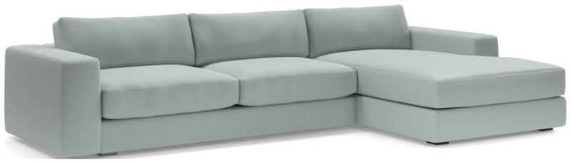 Oceanside Low 2-Piece Right-Arm Chaise Sectional Sofa - image 0 of 13