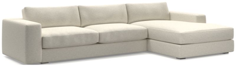 Oceanside Low 2-Piece Right-Arm Chaise Sectional Sofa - image 0 of 13