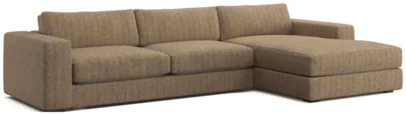 Oceanside Low 2-Piece Right-Arm Chaise Sectional Sofa - image 0 of 13