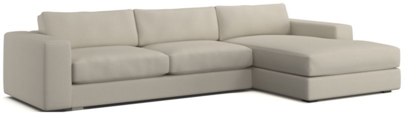 Oceanside Low 2-Piece Right-Arm Chaise Sectional Sofa - image 0 of 13