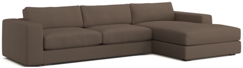 Oceanside Low 2-Piece Right-Arm Chaise Sectional Sofa - image 0 of 13