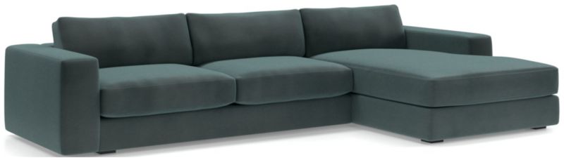 Oceanside Low 2-Piece Right-Arm Chaise Sectional Sofa - image 0 of 13