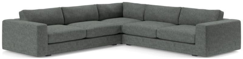 Oceanside Low 3-Piece L-Shaped Sectional Sofa - image 0 of 10