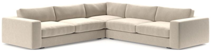 Oceanside Low 3-Piece L-Shaped Sectional Sofa - image 0 of 10