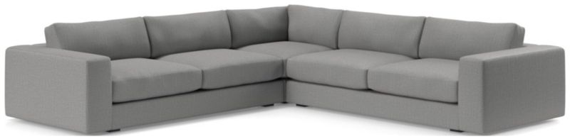 Oceanside Low 3-Piece L-Shaped Sectional Sofa - image 0 of 10