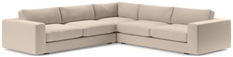 Oceanside Low 3-Piece L-Shaped Sectional Sofa - image 0 of 10